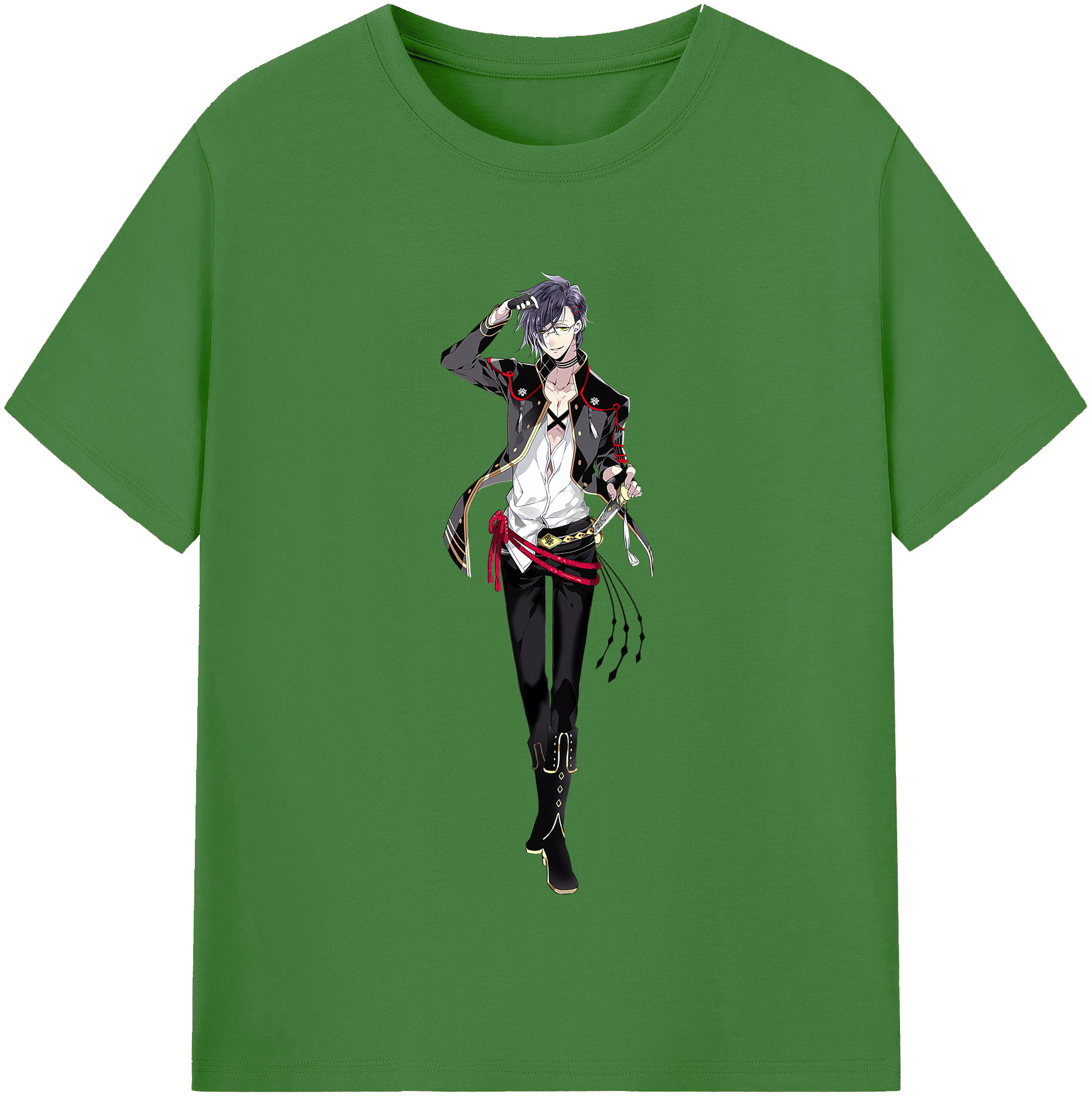 （画像用） 刀剣乱舞 Touken Ranbu レディースカジュアルプリントTシャツ（綿100％）